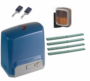 R-TECH SL1000KCEKIT-LA4 Автоматика для откатных ворот SL1000AC.M KIT-LA4, комплект: привод, 2 пульта, лампа, 4 рейки