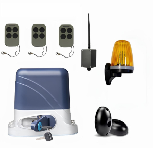 КОРН KSL-1300FULL-3K-BT-T3 Автоматика для откатных ворот KSL-1300 FULL-3K-BT-Т3, комплект: привод, 3 пульта, Bluetooth-модуль, фотоэлементы, лампа