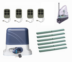 КОРН KSL-800KIT-L5K6-T4 Автоматика для откатных ворот KSL-800 KIT-L5K6-Т4, комплект: привод, 4 пульта, лампа, 6 реек