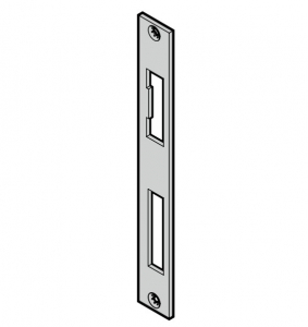HORMANN 3092682 Замыкающая накладка 92 мм для калитки или боковой двери NT 80, открывающихся внутрь (с 01.04.2015), 