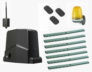 AN-MOTORS ARW-600MKIT-L7-BT-T3 Автоматика для откатных ворот ARW-600MKIT L7-BT-Т3, комплект: привод, сигнальная лампа, 3 пульта, 7 реек, Bluetooth-модуль