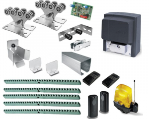 CAME KIT SOLE SE03+STAGE SZ6-CAME + BX708AGS Комплектующие для откатных ворот весом до 350 кг или шириной до 4 м балка оцинкована (набор-комплект) с автоматикой CAME BX708AGS