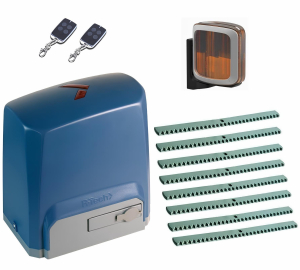 R-TECH SL1000KCEKIT-LA8 Автоматика для откатных ворот SL1000AC.M KIT-LA8, комплект: привод, 2 пульта, лампа, 8 реек