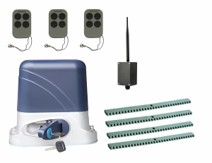 КОРН KSL-800KIT-KR4-BT-T3 Автоматика для откатных ворот KSL-800 KIT-KR4-BT-Т3, комплект: привод, 3 пульта, Bluetooth-модуль, 4 рейки