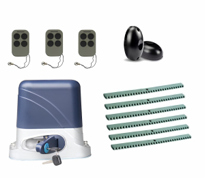 КОРН KSL-800KIT-FK6-T3 Автоматика для откатных ворот KSL-800 KIT-FK6-Т3, комплект: привод, 3 пульта, фотоэлементы, 6 реек