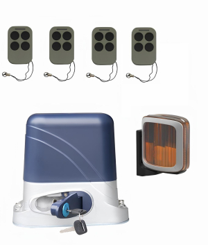 КОРН KSL-1300KIT-L2K-T4 Автоматика для откатных ворот KSL-1300 KIT-L2K-Т4, комплект: привод, 4 пульта, лампа