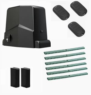 AN-MOTORS ARW-600MKIT-FA6-T3 Автоматика для откатных ворот ARW-600MKIT FA6-Т3, комплект: привод, фотоэлементы, 3 пульта, 6 реек
