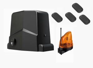 AN-MOTORS ARW-600MKIT-1LK-T4 Автоматика для откатных ворот ARW-600MKIT 1LK-T4, комплект: привод, сигнальная лампа, 4 пульта