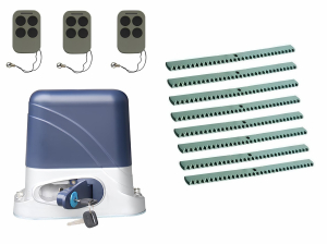 КОРН KSL-1300KIT-KR8-T3 Автоматика для откатных ворот KSL-1300 KIT-KR8-Т3, комплект: привод, 3 пульта, 8 реек