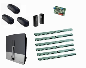 CAME BXL04AGS KIT6-F-T3 Автоматика для откатных ворот BXL04AGS KIT6-F-Т3, комплект: привод, радиоприемник, 3 пульта, фотоэлементы, 6 реек