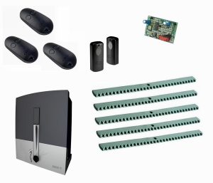 CAME BXL04AGS KIT5-F-T3 Автоматика для откатных ворот BXL04AGS KIT5-F-Т3, комплект: привод, радиоприемник, 3 пульта, фотоэлементы, 5 реек