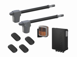 AN-MOTORS ATW-400KIT LA-T4 Автоматика для распашных ворот ATW-400KIT LA-T4, комплект: 2 привода, блок управления, 4 пульта, лампа