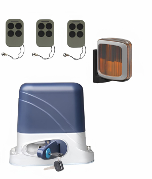 КОРН KSL-800KIT-L2K-T3 Автоматика для откатных ворот KSL-800 KIT-L2K-Т3, комплект: привод, 3 пульта, лампа