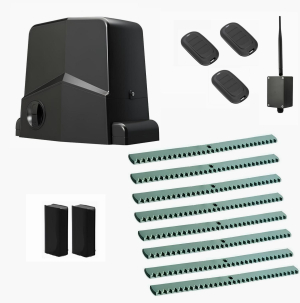 AN-MOTORS ARW-600MKIT-FA8-BT-T3 Автоматика для откатных ворот ARW-600MKIT FA8-BT-Т3, комплект: привод, фотоэлементы, 3 пульта, 8 реек, Bluetooth-модуль