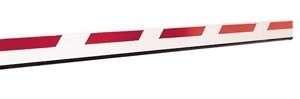 FAAC 428089 Стрела шлагбаума прямоугольная с демпфером и светоотражающими наклейками 2815х25х90 мм