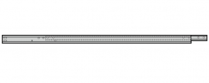 HORMANN 3043189 Горизонтальная направляющая шина, тип направляющей N3, ND3, NH3, H8, HD8 (слева)