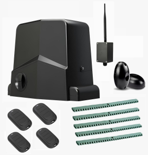AN-MOTORS ARW-600MKIT-FK5-BT-T4 Автоматика для откатных ворот ARW-600MKIT FK5-BT-T4, комплект: привод, фотоэлементы, 4 пульта, 5 реек, Bluetooth-модуль
