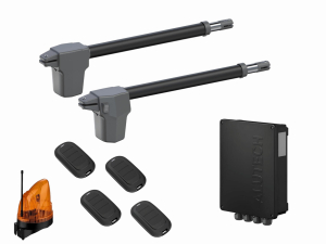 AN-MOTORS ATW-400KIT LK-T4 Автоматика для распашных ворот ATW-400KIT LK-T4, комплект: 2 привода, блок управления, 4 пульта, лампа