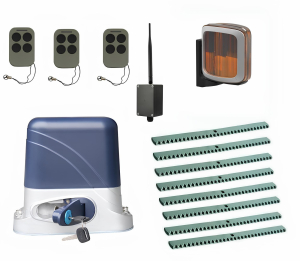 КОРН KSL-800KIT-L2K8-BT-T3 Автоматика для откатных ворот KSL-800 KIT-L2K8-BT-Т3, комплект: привод, 3 пульта, Bluetooth-модуль, лампа, 8 реек