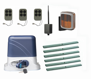 КОРН KSL-800KIT-L2K6-BT-T3 Автоматика для откатных ворот KSL-800 KIT-L2K6-BT-Т3, комплект: привод, 3 пульта, Bluetooth-модуль, лампа, 6 реек