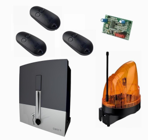 CAME BXL04AGS KIT-LK2-T3 Автоматика для откатных ворот BXL04AGS KIT-LK2-Т3, комплект: привод, радиоприемник, 3 пульта, лампа