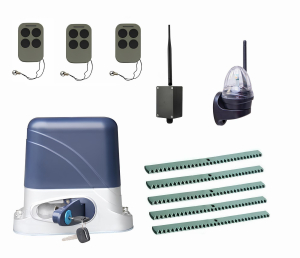 КОРН KSL-800KIT-L4K5-BT-T3 Автоматика для откатных ворот KSL-800 KIT-L4K5-BT-Т3, комплект: привод, 3 пульта, Bluetooth-модуль, лампа, 5 реек