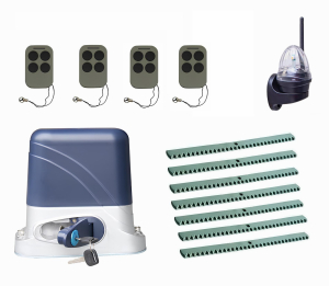 КОРН KSL-800KIT-L4K7-T4 Автоматика для откатных ворот KSL-800 KIT-L4K7-Т4, комплект: привод, 4 пульта, лампа, 7 реек