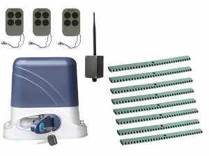 КОРН KSL-1300KIT-KR8-BT-T3 Автоматика для откатных ворот KSL-1300 KIT-KR8-BT-Т3, комплект: привод, 3 пульта, Bluetooth-модуль, 8 реек
