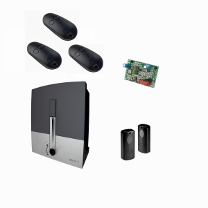 CAME BXL04AGS KIT-F-T3 Автоматика для откатных ворот BXL04AGS KIT-F-Т3, комплект: привод, радиоприемник, 3 пульта, фотоэлементы