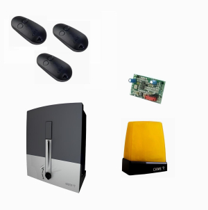 CAME BXL04AGS KIT-L-T3 Автоматика для откатных ворот BXL04AGS KIT-L-Т3, комплект: привод, радиоприемник, 3 пульта, лампа, антенна