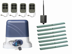 КОРН KSL-800KIT-KR7-BT-T4 Автоматика для откатных ворот KSL-800 KIT-KR7-BT-Т4, комплект: привод, 4 пульта, Bluetooth-модуль, 7 реек