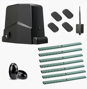 AN-MOTORS ARW-600MKIT-FK7-BT-T4 Автоматика для откатных ворот ARW-600MKIT FK7-BT-T4, комплект: привод, фотоэлементы, 4 пульта, 7 реек, Bluetooth-модуль