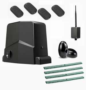 AN-MOTORS ARW-600MKIT-FK4-BT-T4 Автоматика для откатных ворот ARW-600MKIT FK4-BT-T4, комплект: привод, фотоэлементы, 4 пульта, 4 рейки, Bluetooth-модуль