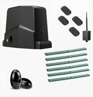 AN-MOTORS ARW-600MKIT-FK6-BT-T4 Автоматика для откатных ворот ARW-600MKIT FK6-BT-T4, комплект: привод, фотоэлементы, 4 пульта, 6 реек, Bluetooth-модуль