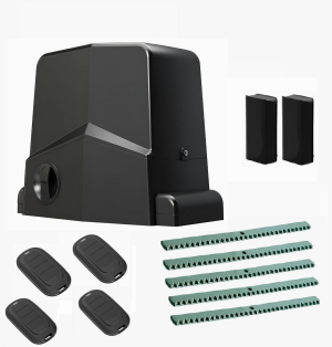 AN-MOTORS ARW-600MKIT-FA5-T4 Автоматика для откатных ворот ARW-600MKIT FA5-T4, комплект: привод, фотоэлементы, 4 пульта, 5 реек