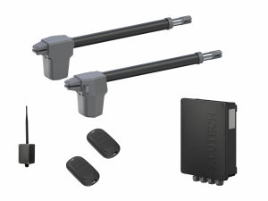 AN-MOTORS ATW-400KIT BT Автоматика для распашных ворот ATW-400KIT BT, комплект: 2 привода, блок управления, 2 пульта,  Bluetooth-модуль