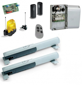 CAME ATI 5024N FULL1 Автоматика для распашных ворот CAME ATI 5024N FULL1, комплект: 2 привода, радиоприемник, пульт, антенна, фотоэлементы, лампа, блок управления