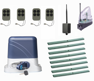 КОРН KSL-1300KIT-L5K8-BT-T4 Автоматика для откатных ворот KSL-1300 KIT-L5K8-BT-Т4, комплект: привод, 4 пульта, Bluetooth-модуль, лампа, 8 реек