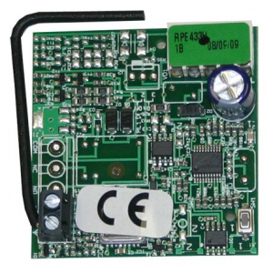FAAC 787741 Радиоприемник RP 433 МГц  встраиваемый 1-канальный для пультов с кодировкой RC