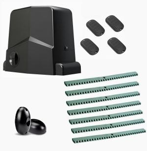 AN-MOTORS ARW-600MKIT-FK7-T4 Автоматика для откатных ворот ARW-600MKIT FK7-T4, комплект: привод, фотоэлементы, 4 пульта, 7 реек