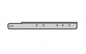 HORMANN 3060790 Консоль, для направляющих N, ND, NH, H, HD, HU, справа (625 мм)