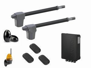 AN-MOTORS ATW-400KIT FULL-K-Т3 Автоматика для распашных ворот ATW-400KIT FULL-K-Т3, комплект: 2 привода, блок управления, 3 пульта, фотоэлементы, лампа