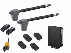 AN-MOTORS ATW-400KIT FULL-K-T4 Автоматика для распашных ворот ATW-400KIT FULL-K-T4, комплект: 2 привода, блок управления, 4 пульта, фотоэлементы, лампа