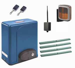 R-TECH SL600KCEKIT-LA4-BT Автоматика для откатных ворот SL600AC.M KIT-LA4-BT, комплект: привод, 2 пульта, Bluetooth-модуль, лампа, 4 рейки