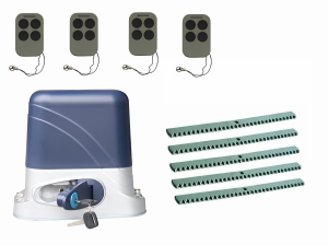 КОРН KSL-1300KIT-KR5-T4 Автоматика для откатных ворот KSL-1300 KIT-KR5-Т4, комплект: привод, 4 пульта, 5 реек