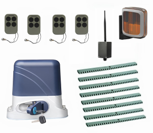 КОРН KSL-800KIT-L2K8-BT-T4 Автоматика для откатных ворот KSL-800 KIT-L2K8-BT-Т4, комплект: привод, 4 пульта, Bluetooth-модуль, лампа, 8 реек