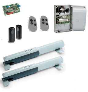 CAME ATI 5024N KIT-F Автоматика для распашных ворот CAME ATI 5024N KIT-F, комплект: 2 привода, радиоприемник, 2 пульта, фотоэлементы, блок управления