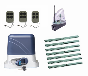 КОРН KSL-800KIT-L5K7-T3 Автоматика для откатных ворот KSL-800 KIT-L5K7-Т3, комплект: привод, 3 пульта, лампа, 7 реек