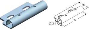 ALUTECH RP112 - 401240000 Накладка роликовая RP112 для подъёмных секционных ворот