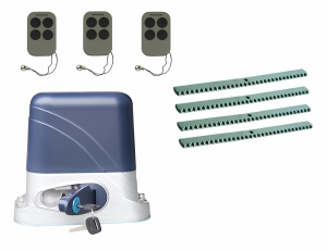 КОРН KSL-800KIT-KR4-T3 Автоматика для откатных ворот KSL-800 KIT-KR4-Т3, комплект: привод, 3 пульта, 4 рейки